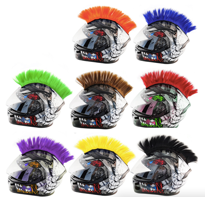 Hairy Helmet Mohawks